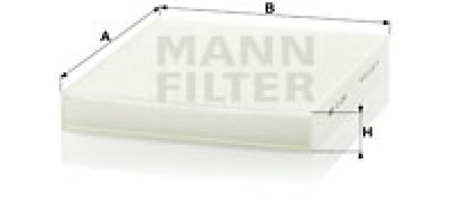 Filtr kabinowy MANN-FILTER CU2545 