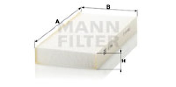 Filtr kabinowy MANN-FILTER CU2642 