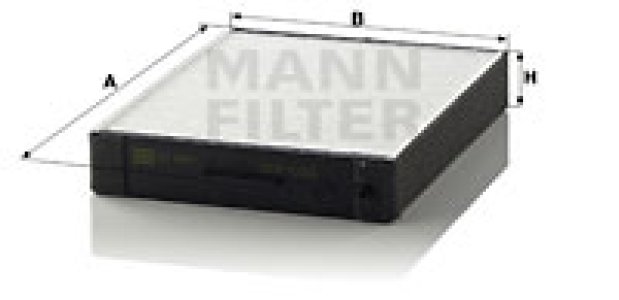 Filtr kabinowy MANN-FILTER CU2647 