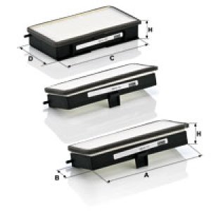 Filtr kabinowy MANN-FILTER CU19000-3 CU190003