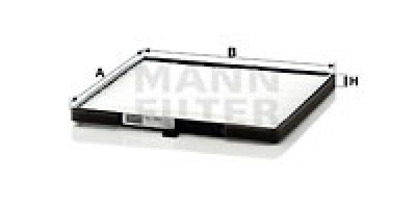 Filtr kabinowy MANN-FILTER CU1910 