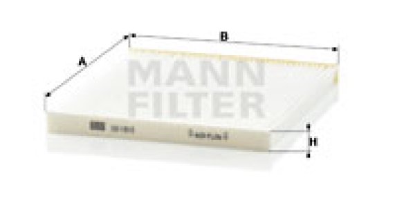 Filtr kabinowy MANN-FILTER CU1912 