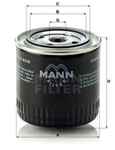 Filtr oleju MANN-FILTER W920/17 W92017