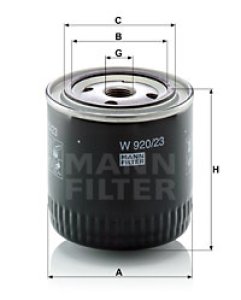 Filtr oleju MANN-FILTER W920/23 W92023