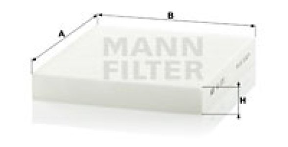 Filtr kabinowy MANN-FILTER CU2351 
