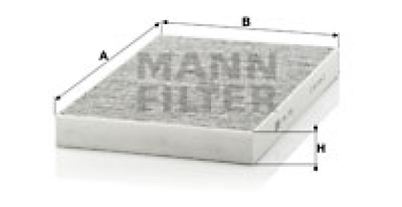 Filtr kabinowy MANN-FILTER CUK3192 