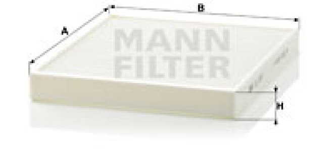 Filtr kabinowy MANN-FILTER CU2757 