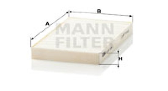 Filtr kabinowy MANN-FILTER CU20005-2 CU200052