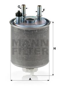 Filtr paliwa MANN-FILTER WK918/1 WK9181