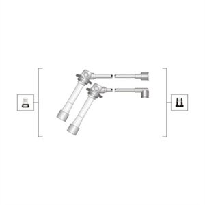 Przewody wysokiego napięcia komplet MAGNETI MARELLI MSQ0083 