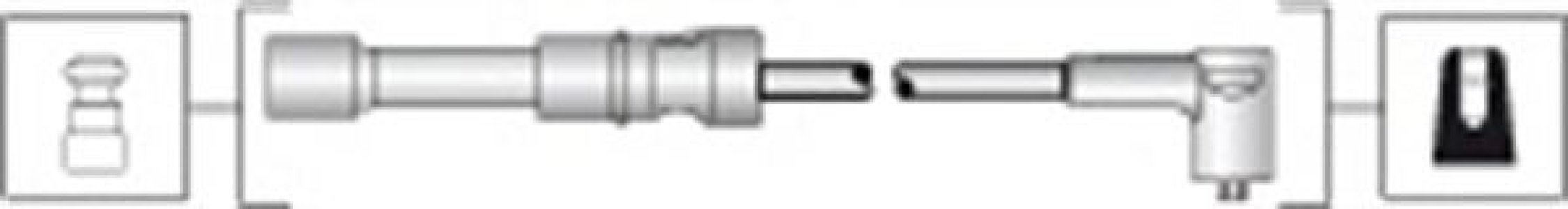 Przewody wysokiego napięcia komplet MAGNETI MARELLI MSK1293 