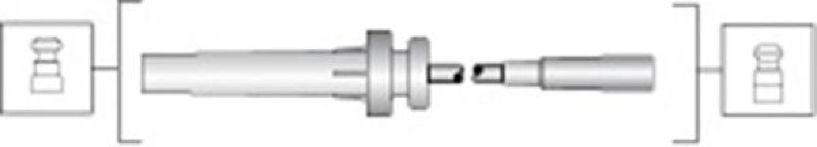 Przewody wysokiego napięcia komplet MAGNETI MARELLI MSK1286 