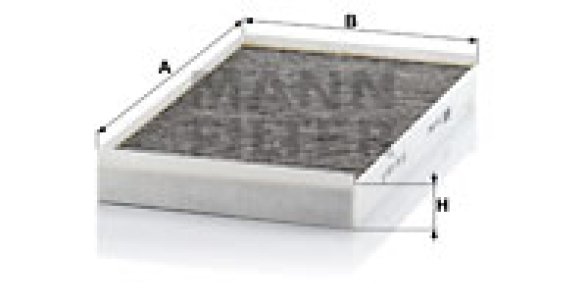 Filtr kabinowy MANN-FILTER CUK3540 