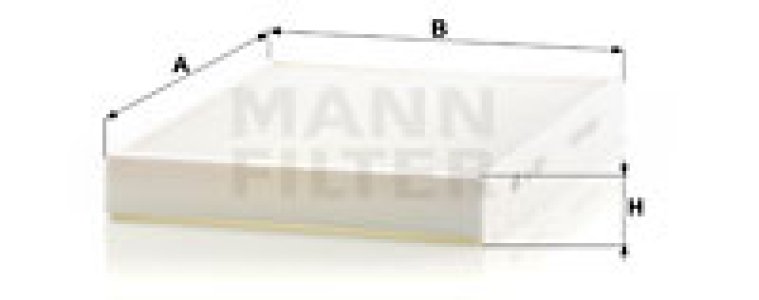 Filtr kabinowy MANN-FILTER CU2733 
