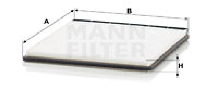 Filtr kabinowy MANN-FILTER CU2734 