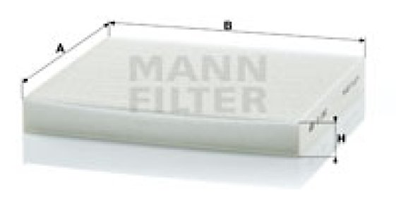 Filtr kabinowy MANN-FILTER CU2362 