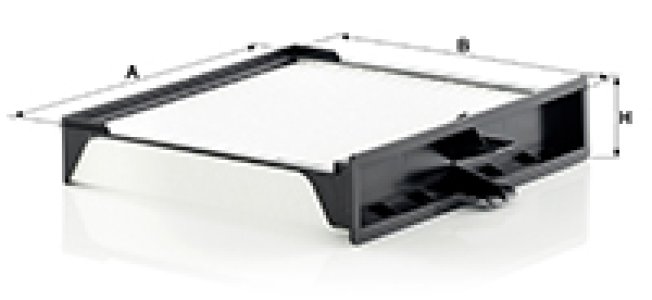 Filtr kabinowy MANN-FILTER CU2430 