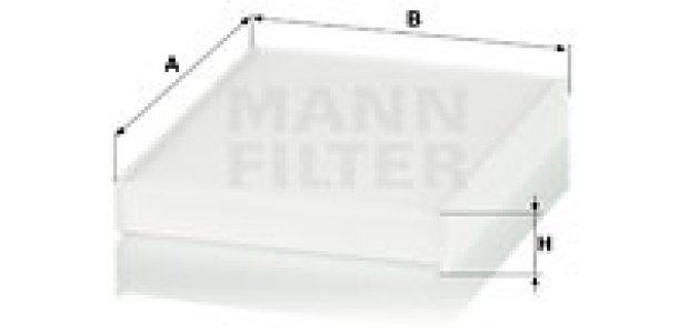 Filtr kabinowy MANN-FILTER CU2433 