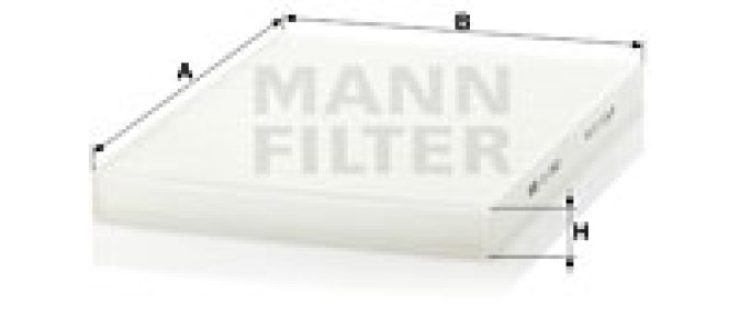 Filtr kabinowy MANN-FILTER CU2882 