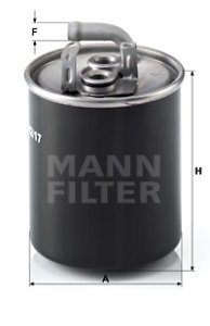 Filtr paliwa MANN-FILTER WK842/17 WK84217
