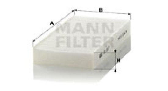 Filtr kabinowy MANN-FILTER CU2327-2 CU23272