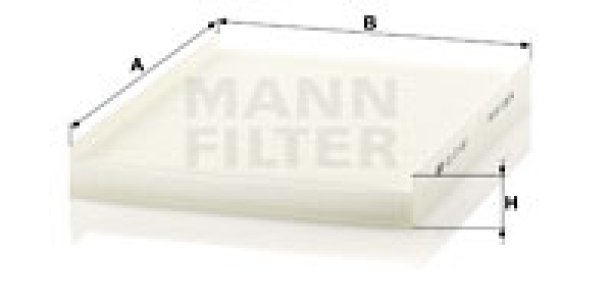 Filtr kabinowy MANN-FILTER CU27007 