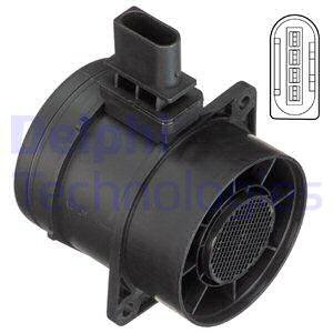 PRZEPŁYWOMIERZ POWIETRZA DELPHI AF10365 12B1 0000943248 CHRYSLER MERCEDES