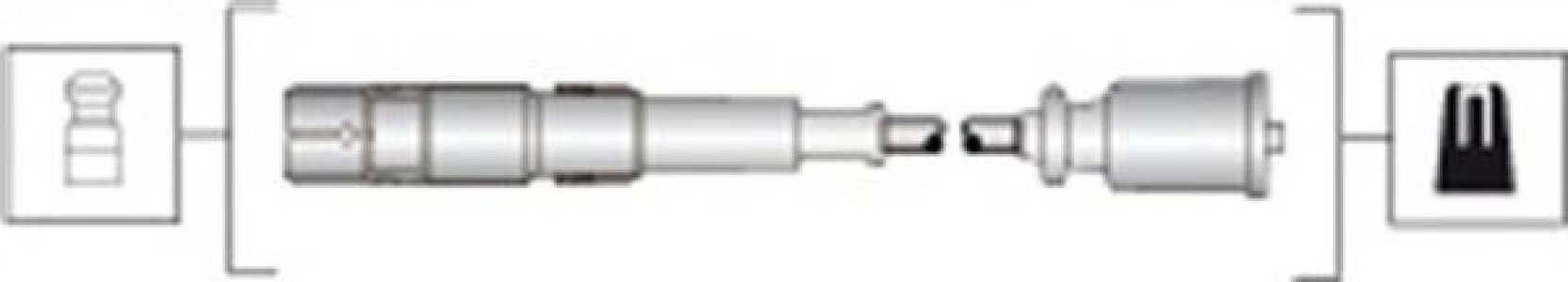 Przewody wysokiego napięcia komplet MAGNETI MARELLI MSK1285 