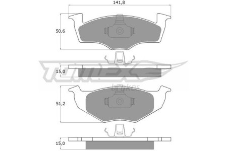 Klocki hamulcowe TOMEX 10851 21866153