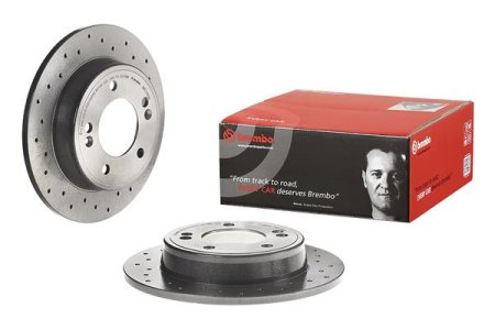 Tarcza hamulcowa BREMBO 08.C172.2X tył HYUNDAI I30  11