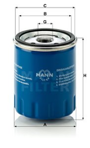 Filtr oleju MANN-FILTER W712/15 W71215