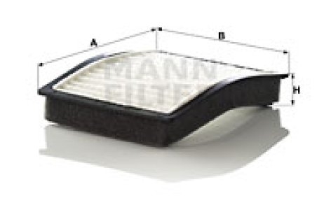 Filtr kabinowy MANN-FILTER CU1006-2 CU10062