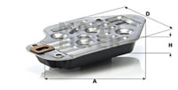 Zestaw filtra hydraulicznego MANN-FILTER H2426KIT 24111218899