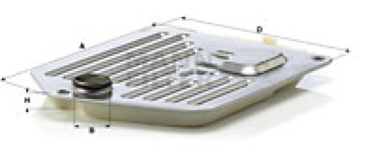 Zestaw filtra hydraulicznego MANN-FILTER H2522/1XKIT H25221XKIT