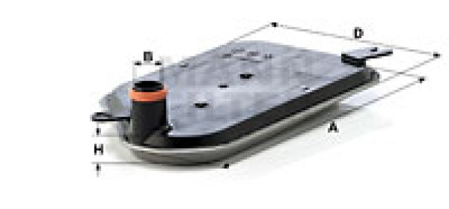 Filtr automatycznej skrzyni biegów MANN-FILTER H2826KIT 01V325429