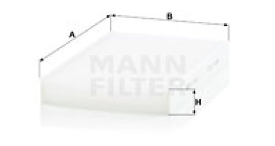 Filtr kabinowy MANN-FILTER CU2940 