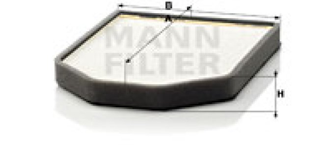 Filtr kabinowy MANN-FILTER CU2949-2 CU29492