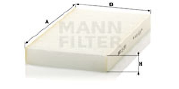 Filtr kabinowy MANN-FILTER CU2951 