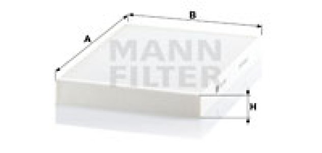Filtr kabinowy MANN-FILTER CU3037 