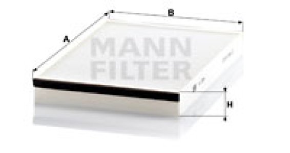 Filtr kabinowy MANN-FILTER CU3054 