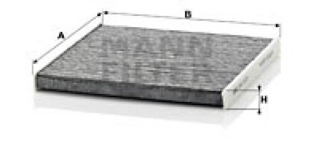 Filtr kabinowy MANN-FILTER CUK2131 