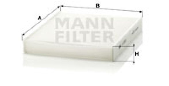 Filtr kabinowy MANN-FILTER CU2533-2 CU25332
