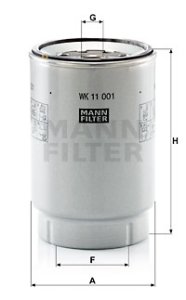 Filtr paliwa MANN-FILTER WK11001X 