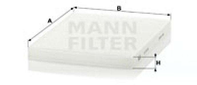 Filtr kabinowy MANN-FILTER CU23010 