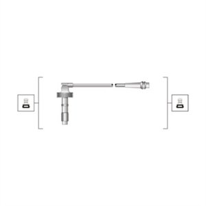 Przewody wysokiego napięcia komplet MAGNETI MARELLI MSQ0087 