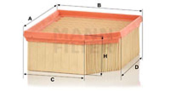 Filtr powietrza MANN-FILTER C1995 