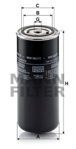 Filtr paliwa MANN-FILTER WDK962/17 WDK96217
