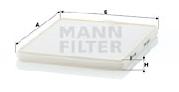 Filtr kabinowy MANN-FILTER CU2326 