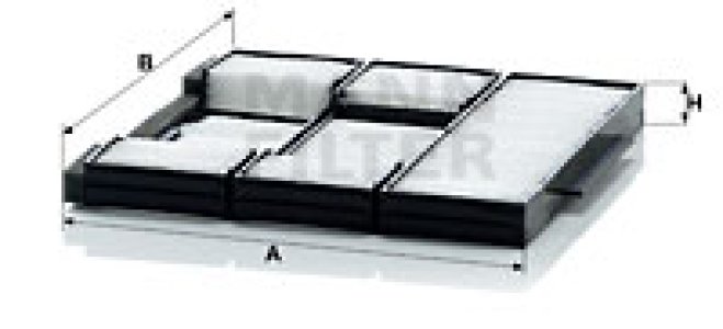 Filtr kabinowy MANN-FILTER CU2015 