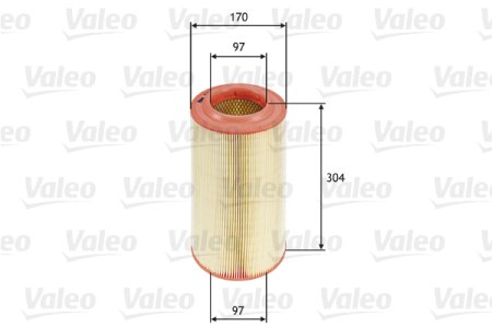 Filtr powietrza VALEO 585694 C17237